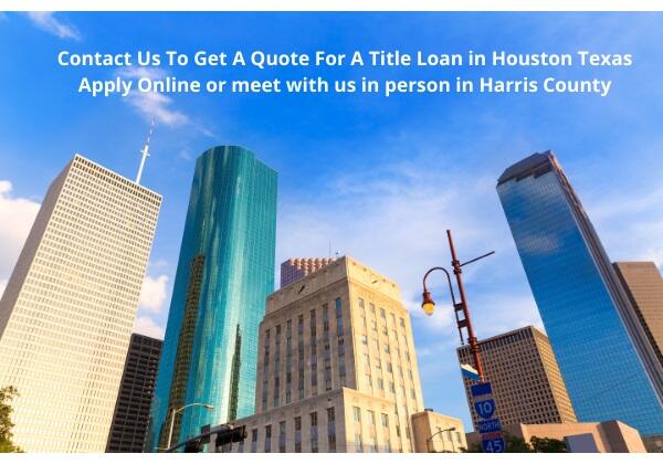 Search multiple title lending offers in Houston